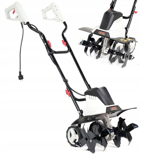  Elektromos TILLER NAC 1500 W 45 cm 24 Penge 2 támasztó kerék ERŐS