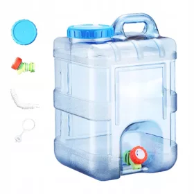    Hordozható víztartály Víztároló tartály Univerzális Tartós 15 liter