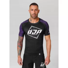    Férfi Pitbull Rashguard Performance Pro technikai mez + nagy logó AJC