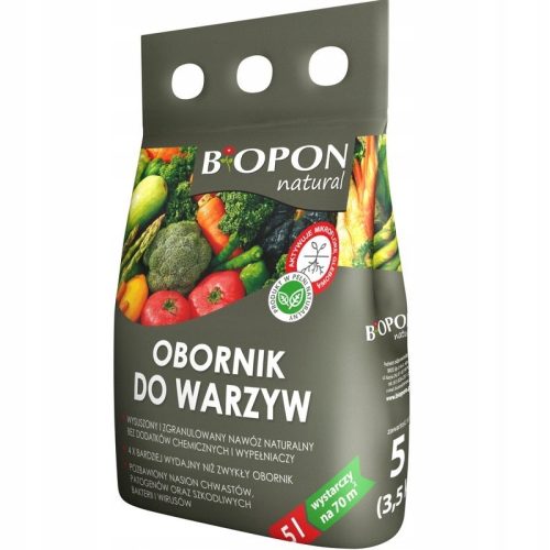  BIOPON Granulált trágya zöldségekhez 5L Műtrágya