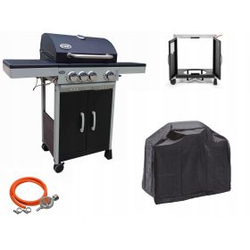    ALABAMA DEKRAFT GÁZGRILL 3+1 ÉGŐS ÖNTVAS Rács + CSÖKKENTŐ FEDÉL