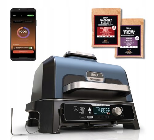  Elektromos grill Ninja WOODFIRE PRO CONNECT XL OG910EU 1700 W