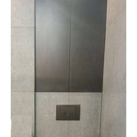    Szekrény a Geberit felett, egyedi méret 90x140x25cm-ig, 2 ajtó