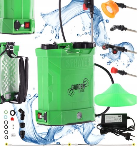  Akkumulátoros permetező Gardenline 10 l