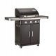  GÁZ KERTI GRILL KOCSI LANDMANN REXON PTS 3.1 14kW 12230 3+1 égő