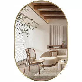    Tükör stílusos dekoratív arany keretben 120x60 nedvességálló u22