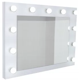   Tükör stílusos dekoratív sötét keretben 120x60 nedvességálló u1