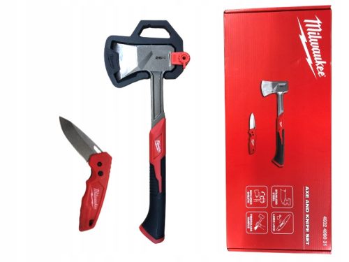  MILWAUKEE Hasító fejsze 40 cm + gyorshátú késkészlet 4932499031