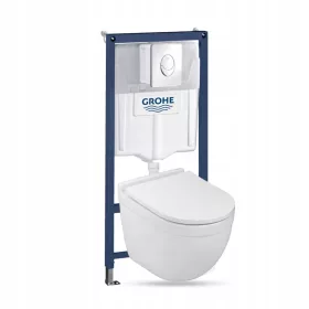    GROHE SOLIDO EVEN 3 az 1-ben szett + Skate Air króm gomb + WC csésze
