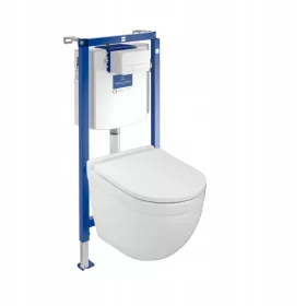    Komplett készlet ViConnect keret és gomb 92249068 fehér WC-tál
