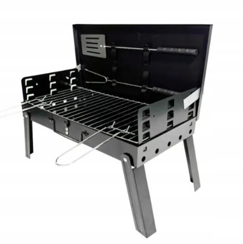  SZÉN GRILL TOURIST HAJTHATÓ HORDOZHATÓ TOK KEMPING BBQ1009