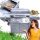  IOWA gázgrill rozsdamentes acél BBQ 5 égős 4+1 kerekeken 14,5 kW