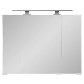  Astor Tükörszekrény 80 cm Fabian White Gloss