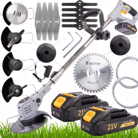    AKKUMULÁTOROS ELEKTROMOS BEFÉKVÁGÓ FŰVÁGÓ + LINE 2xACU