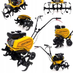    BENZIN KORLÁTOZÓ 10KM 100cm FÖLDKULTIVÁTOR GLEGY 162CC 6 KÉS