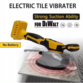    Ajándék vibrációs csempe tapadókorong DeWalt elemmel működik