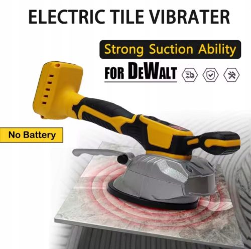  Ajándék vibrációs csempe tapadókorong DeWalt elemmel működik