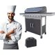  DEKRAFT GÁZGRILL (NEVADA XXL 6+1) 15,1 kW öntöttvas rostély + burkolat