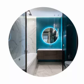    Designer Gyönyörű LED-es tükör fürdőszobai sminkekhez és sminkekhez LED 70 cm