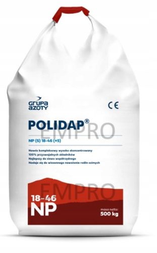  Ammónium-foszfát, Polidap, foszfát NP 18-46, Polidap ammónium-foszfát 500 kg