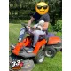  Rider Husqvarna R112iC elektromos fűnyíró