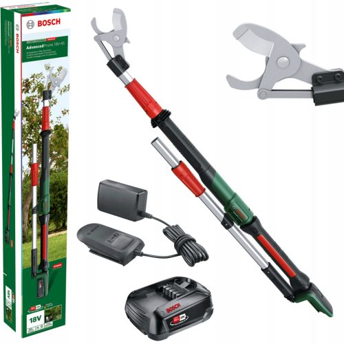  Teleszkópos ágvágó olló 1,2 m-1,8 m KIT akkumulátor AdvPrune 18-45 BOSCH