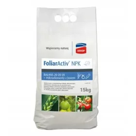    Lombtrágya NPK FoliarActiv Balance 20-20-20 + mikro bórral 15kg