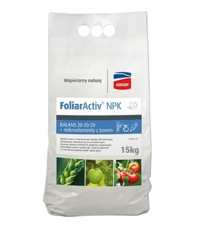  Lombtrágya NPK FoliarActiv Balance 20-20-20 + mikro bórral 15kg