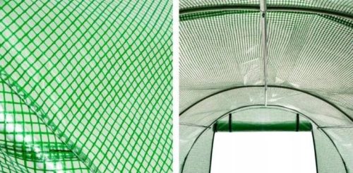 Üvegház Kerti üvegház alagút 3x6 m 18 m2 fólia