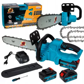    AKKUMULÁTOROS LÁNCFŰRÉSZ FÁHOZ 2 X 48V 5AH 14" BT-5021