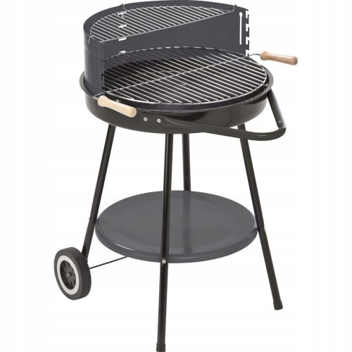  Kerek faszén grill nagy, összecsukható rostélyral Landmann Mr. Kertész 48,5cm