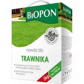    BIOPON GYEP TRÁGYA GRANULÁTUM 3 KG EGYENES NÖVEKEDÉS Lédús zöld