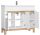 Comad Bali 3D mosdószekrény 100x46x84 cm fehér