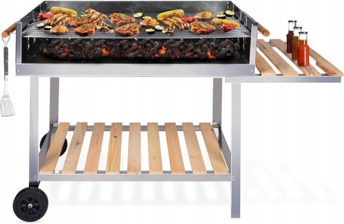  BBQ Collection Grill 98 x 56 x 85 cm, ezüst