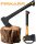  FISKARS AXE FEKETE SZILÁRD univerzális asztalos a10 SZERSZÁMOK 44cm