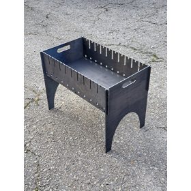  Mangal 4 mm-es összecsukható faszén grill 10 sampon