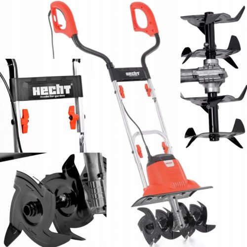  HECHT 738 TILLER 1000 W POWER 4 KÉSEK IDEÁLIS FÖLD ELŐKÉSZÍTÉSRE
