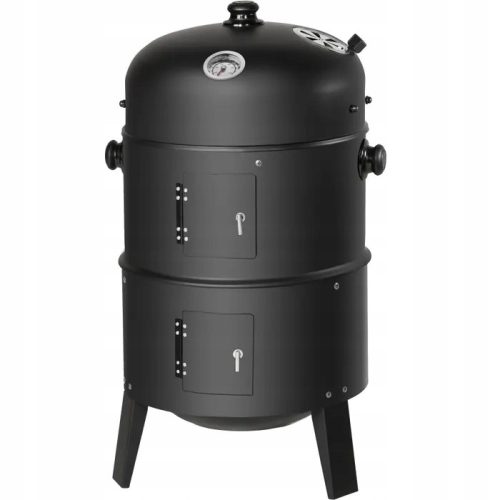  Faszén Grill Smokehouse Steamer 3 az 1-ben