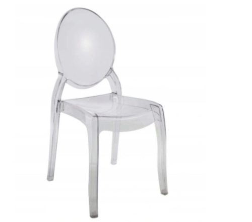 Szék New Victoria Ghost átlátszó Loft Glamour Modern terasz nappali