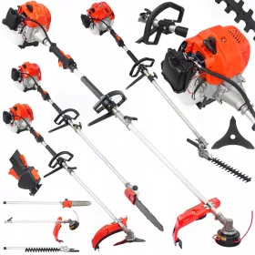    4 AZ 1-BEN ERŐS BENZIN BOCSÓVÁGÓ MULTIFUNKCIÓS FŰRÉSZES SÖVÉNYVÁGÓ 5.2 LE0