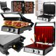  MalTec SM4500W érintkező, összecsukható, hagyományos elektromos grill ezüst/szürke 2500 W