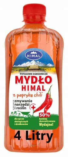  KERTÉSI SZAPPAN kálium + CHILI PAPRIKA 4L Himal kapszaicin kártevők 4 L