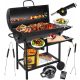  KERÉKES SZÉN GRILL, POLCOK, BBQ BRIKETGRILL, GRILL&CHILL