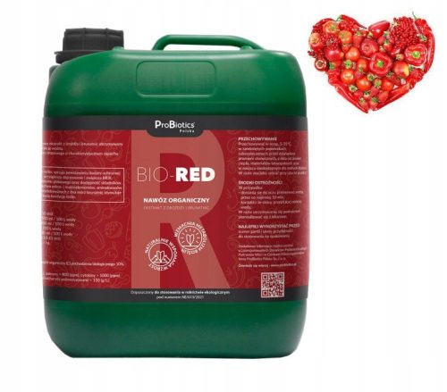  Bio-RED Természetes folyékony műtrágya 5l felgyorsítja az érést növeli a BRIX
