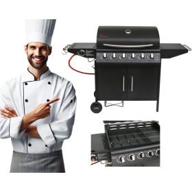    Gázgrill Activa Mastercook Florida III 6+1 (15,0 + 3,2 kW) - 19786G