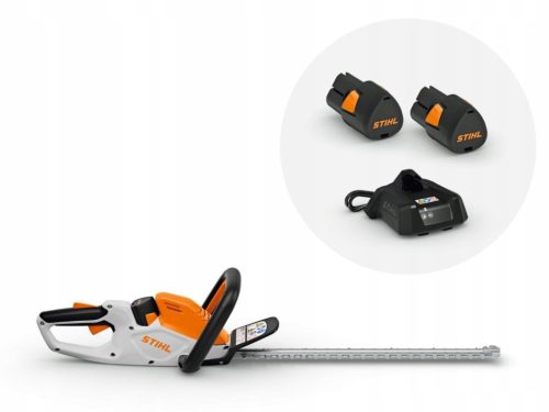  HSA 40 STIHL akkus olló, 2x AS2 akkumulátor készlet és AL1 töltő