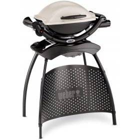  Weber Q1000 Titan gázgrill, fekete/fehér, 69x49x61 cm