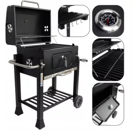  Berdsen faszén grill 42 x 31,5 cm