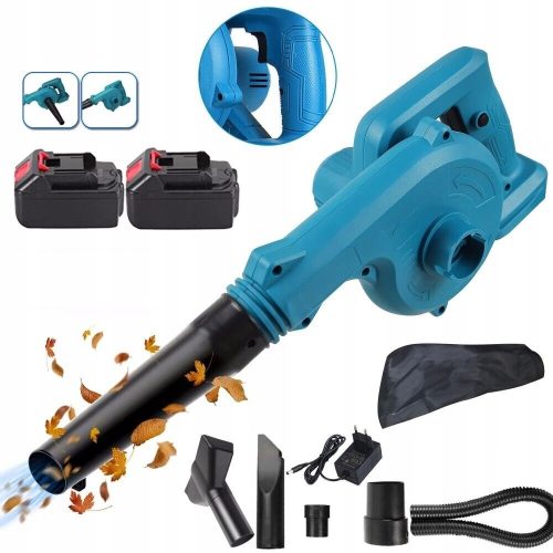  Makita 18V akkus levélfúvó ház + 2x akkumulátor