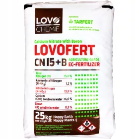    CSEH GRANULÁLT KALCIUM-NITRÁT BÓR-MŰTRÁGYÁVAL 25KG LOVOFERT
